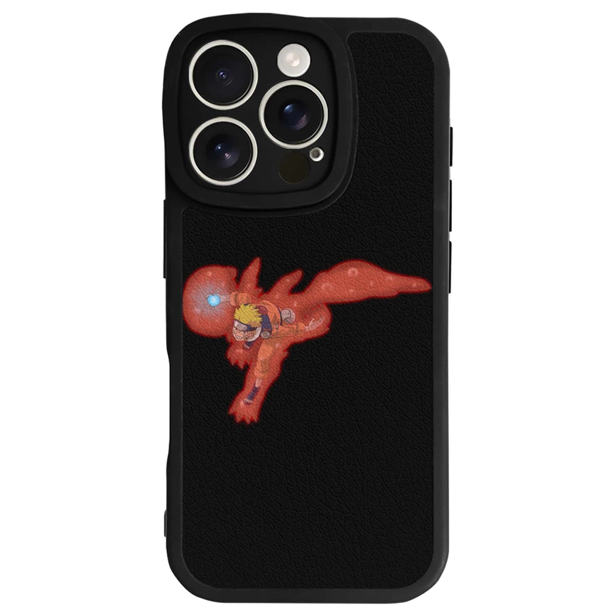 （画像用） NARUTO -ナルト- うずまき ナルト Uzumaki Naruto 【iPhone 16シリーズ対応】シリコンスマホケース（レザー調） 材質：シリコン